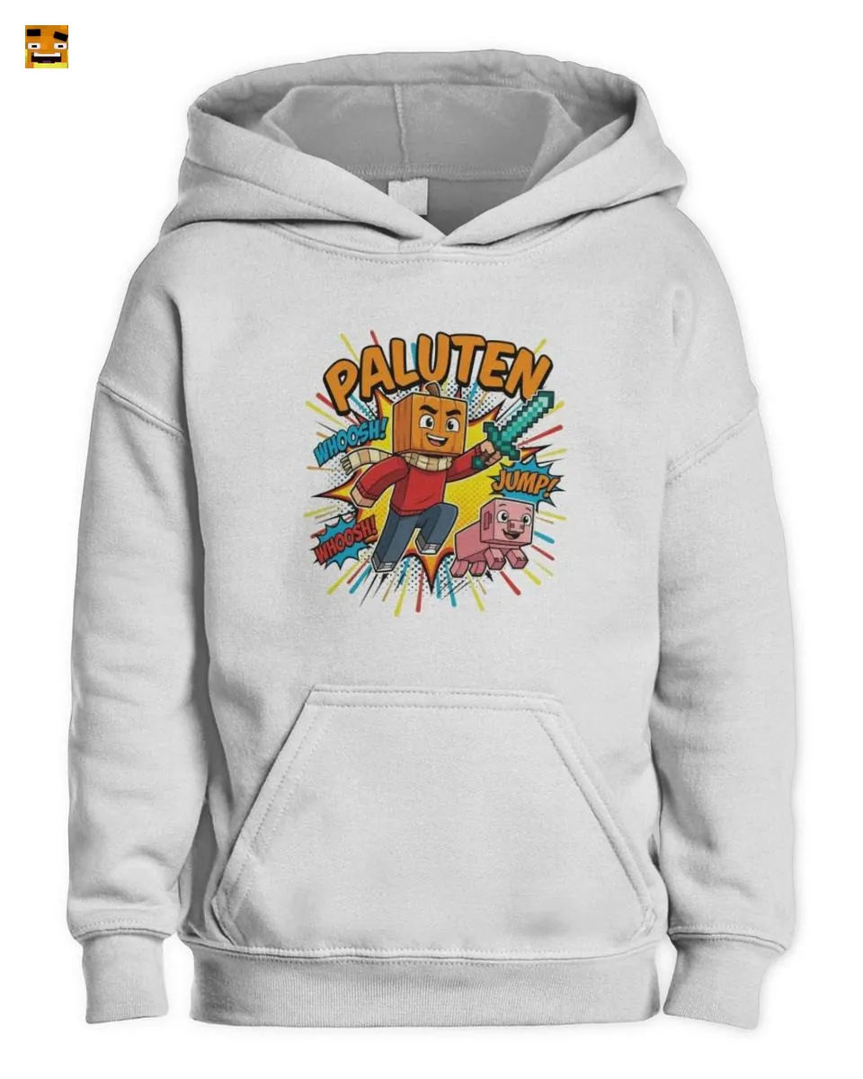 Paluten Kürbiskopf-Held & Schwein Comic-Abenteuer T-Shirt kaufen - Image 2