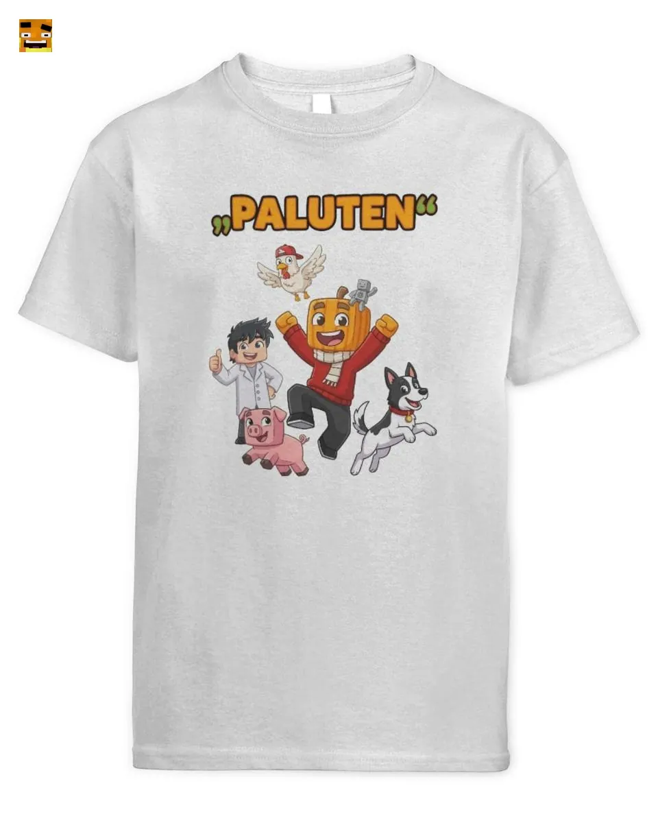Paluten Lustiges Kürbis-Gamer & Freunde Abenteuer Tea T-Shirt