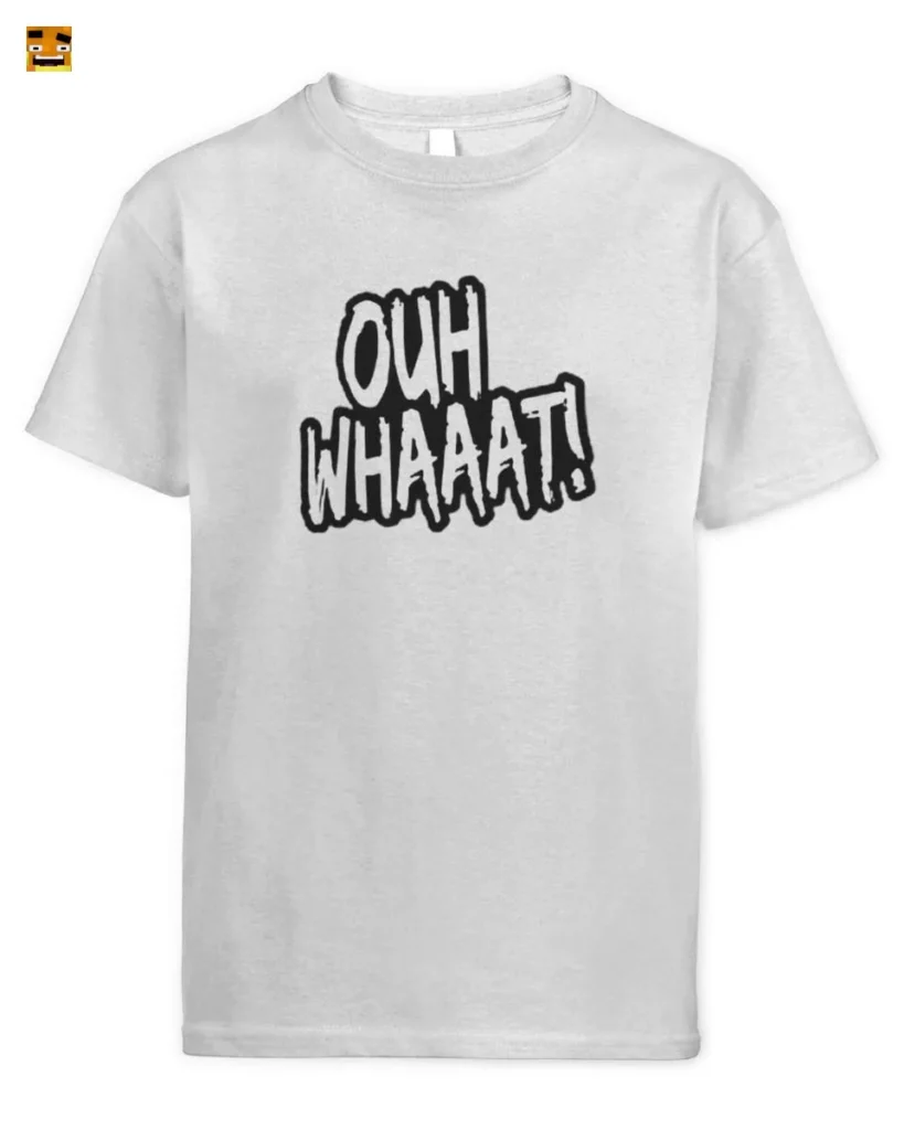 Paluten Ouh Whaaat! Funny Gamer Surprise Quote Typogr T-Shirt