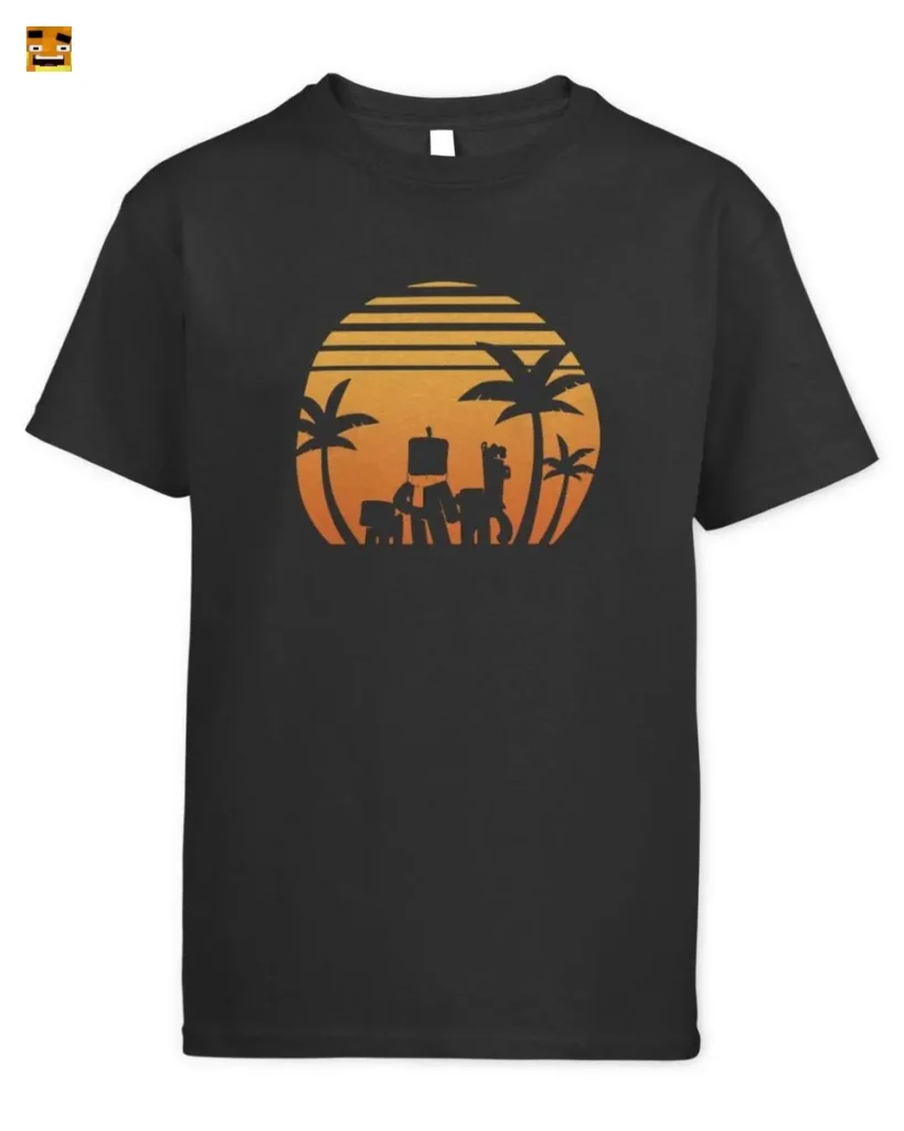 Paluten Pumpkin Gamer & Friends Retro 80s Sunset Vint T-Shirt