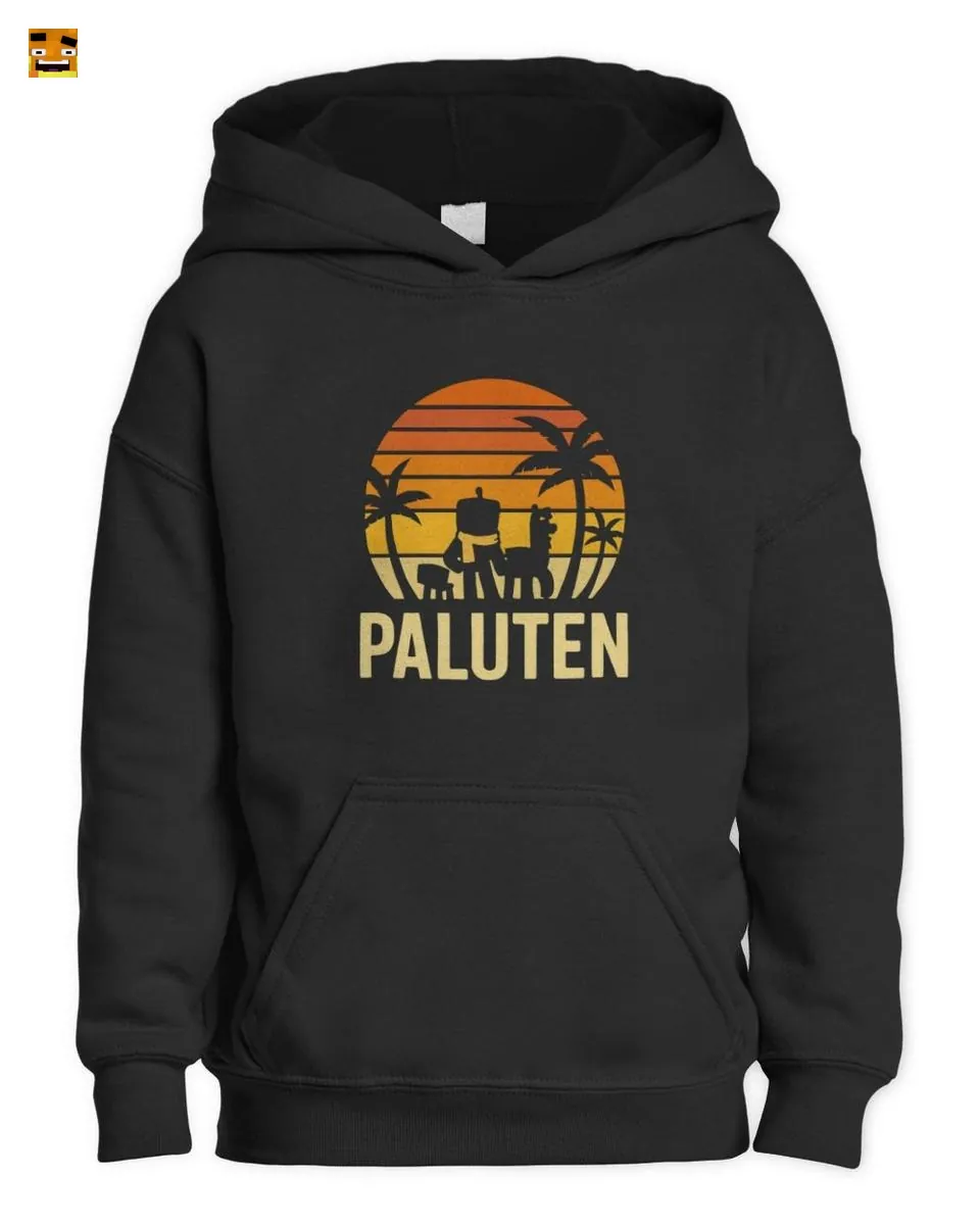 Paluten Pumpkin Gamer & Friends Retro Sunset Vintage T-Shirt - Image 2
