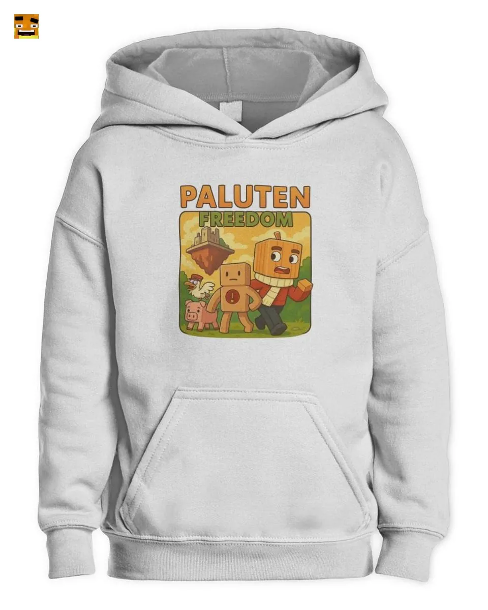 Paluten Pumpkin Gamer's Block World Freedom Adventure T-Shirt - Image 2