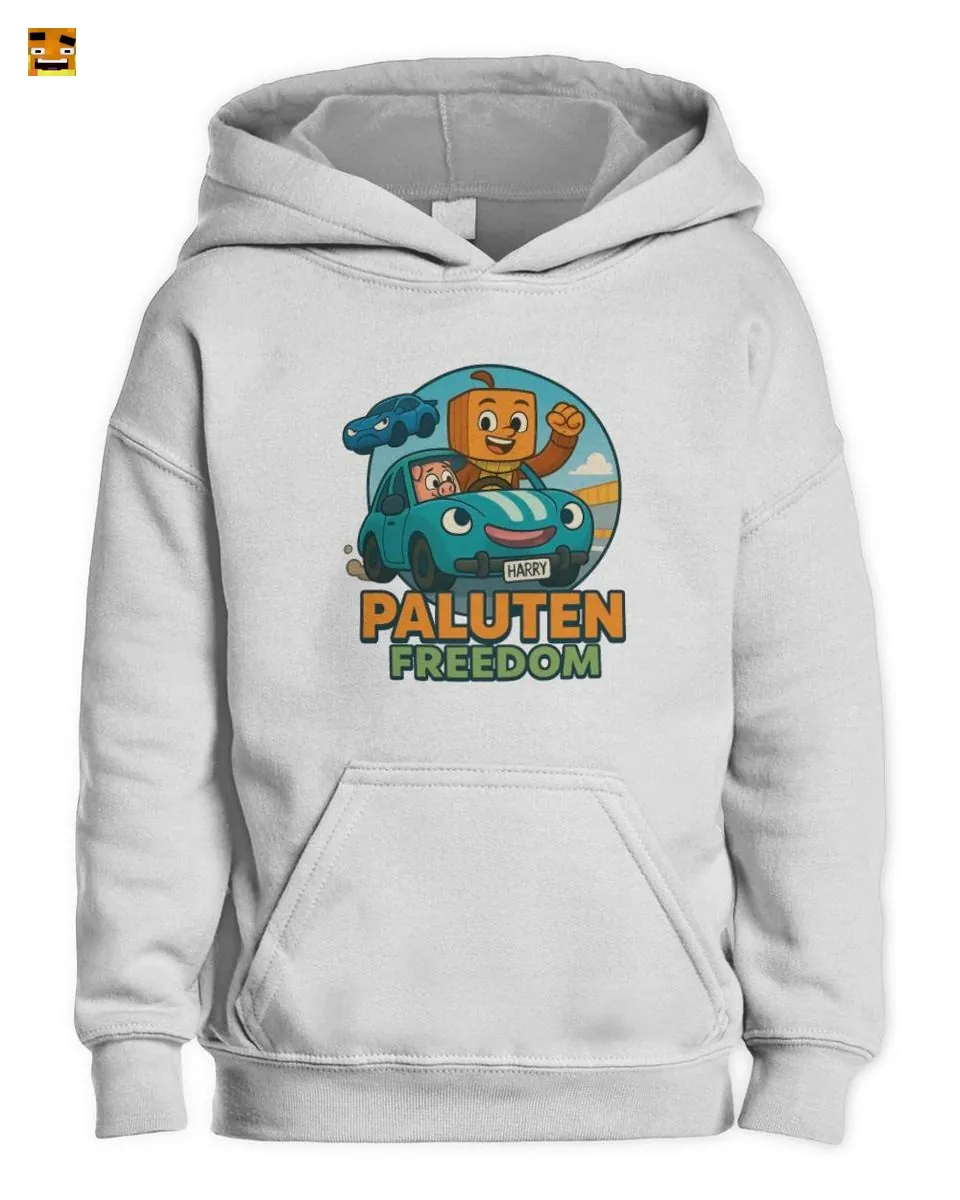 Paluten Pumpkin Head Gamer and Pig Sidekick in an Epi T-Shirt - Image 2