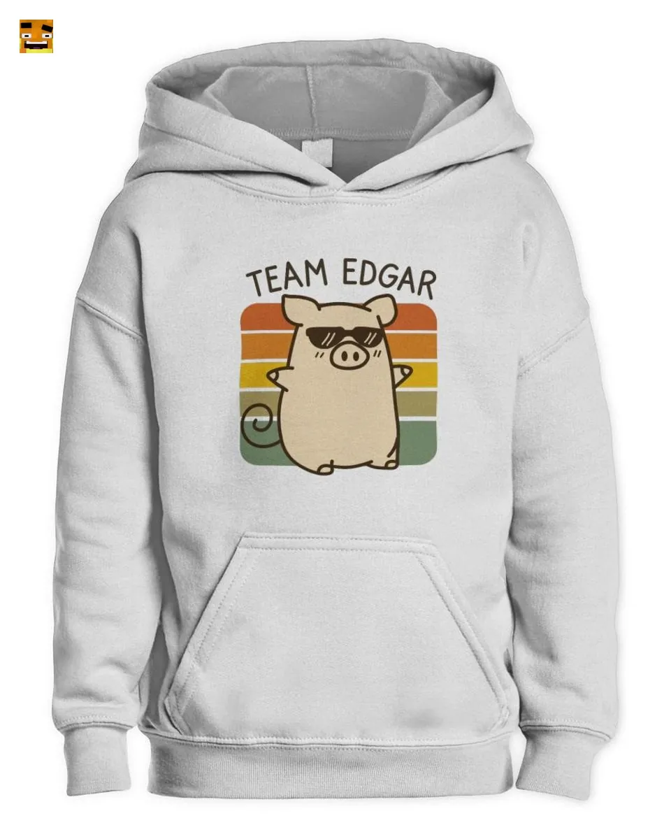 Paluten Team Edgar Cool Pig with Sunglasses Vintage R T-Shirt - Image 2