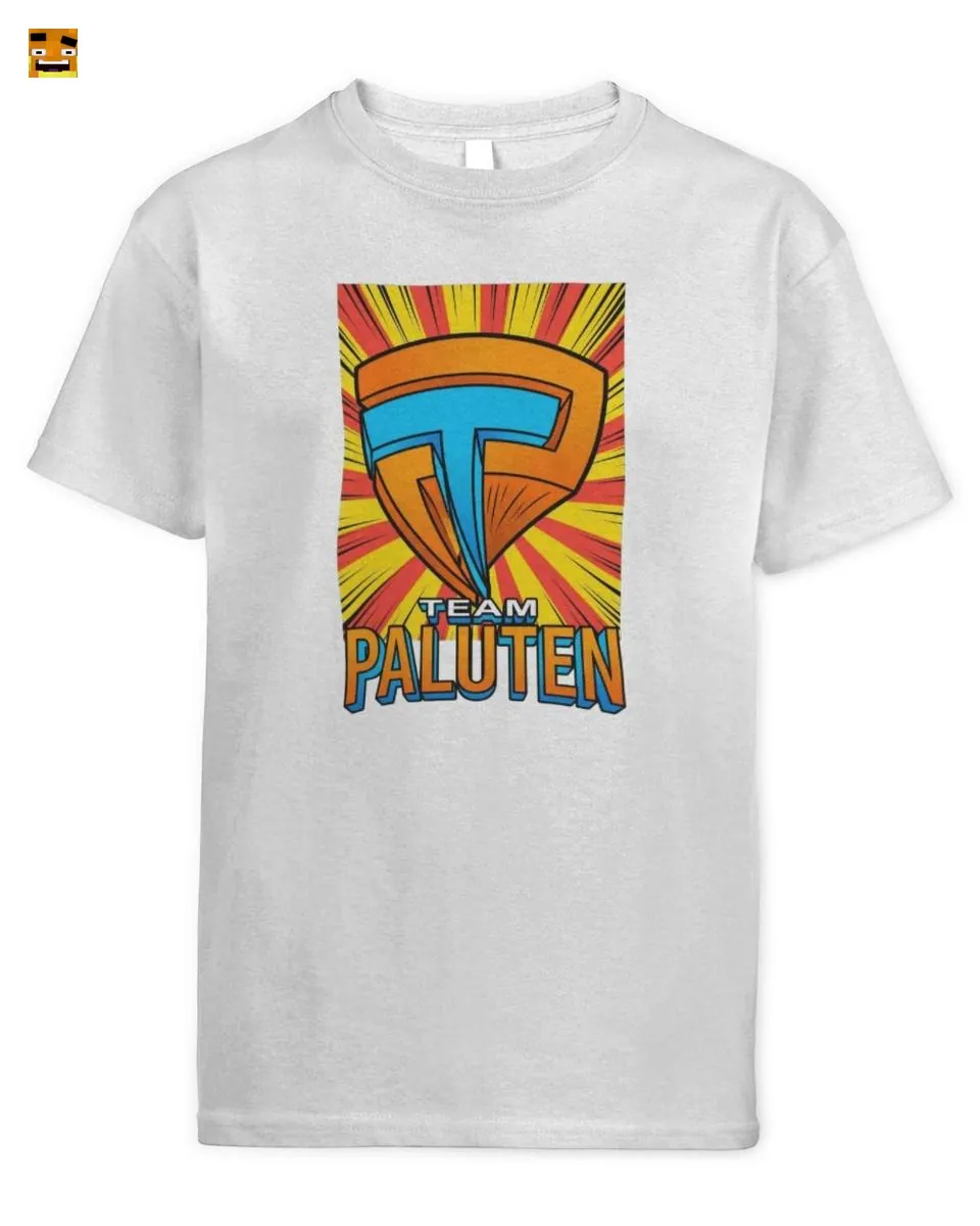 Paluten Team Kürbis Gamer Logo im Comic Stil T-Shirt kaufen
